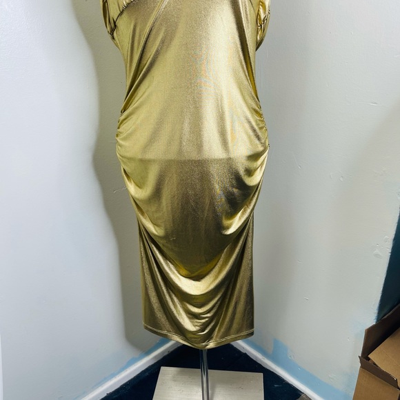 Gold dress size large - Picture 2 of 9